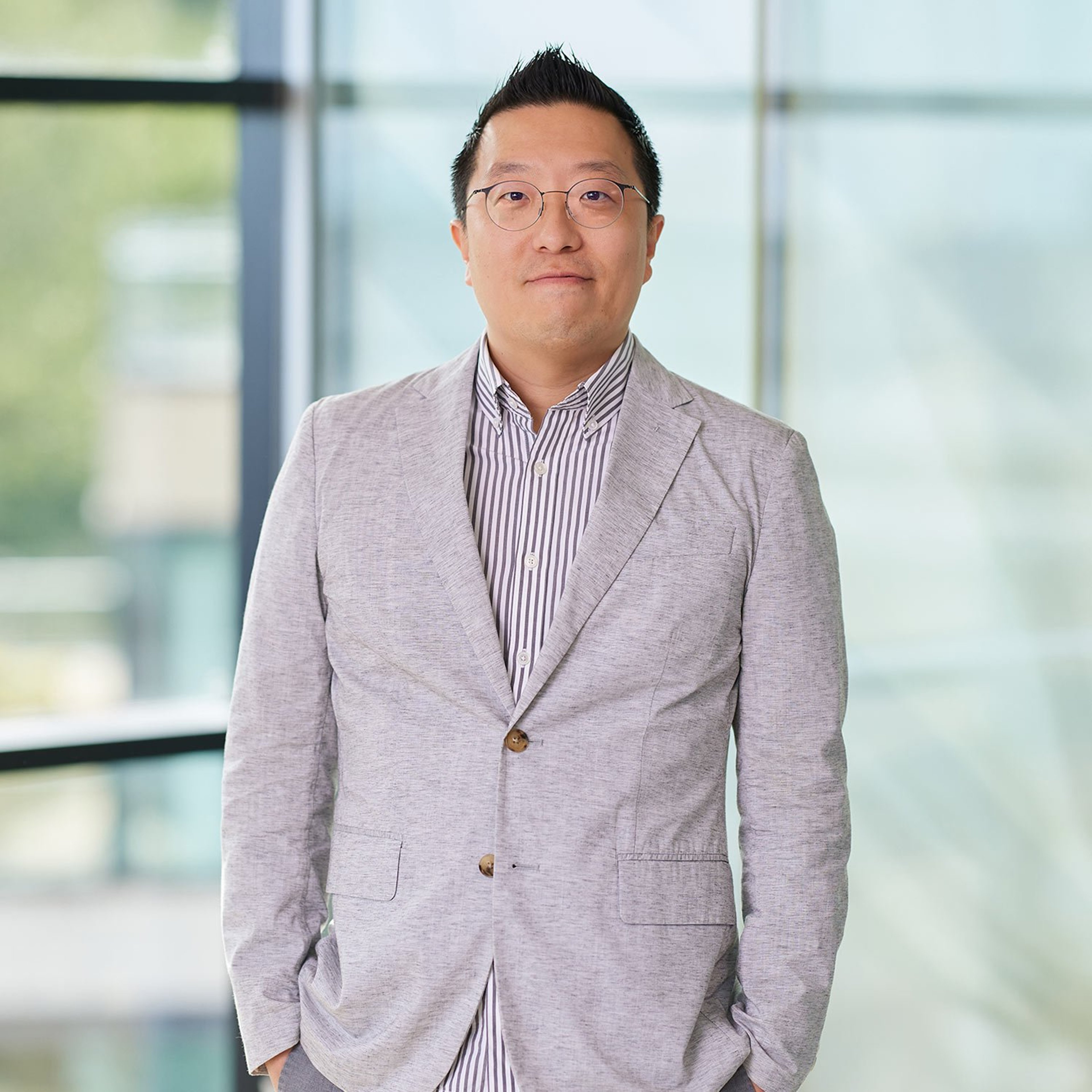 Seohong Lim in the Baillie Gifford office.