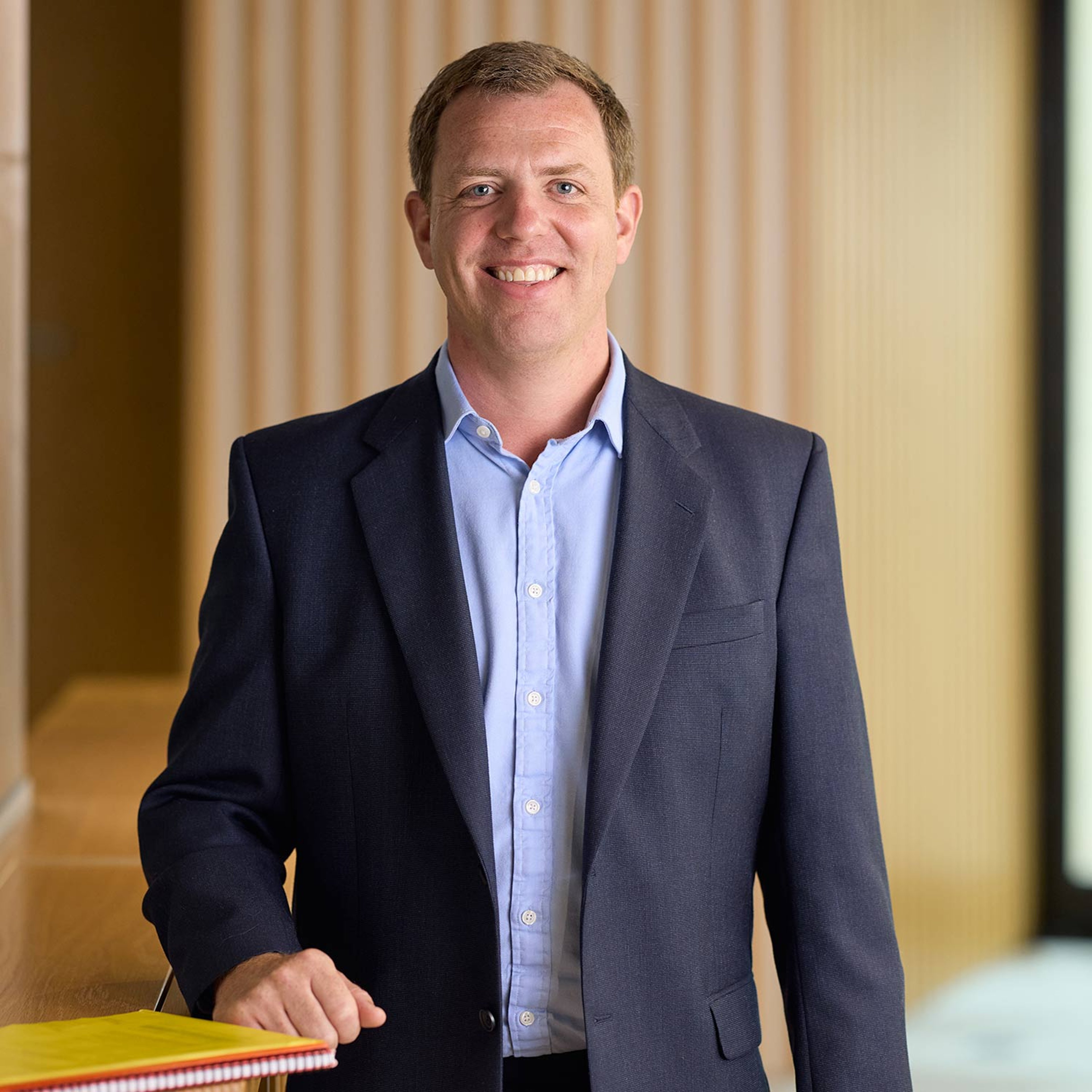 Tim Hannay in the Baillie Gifford office.