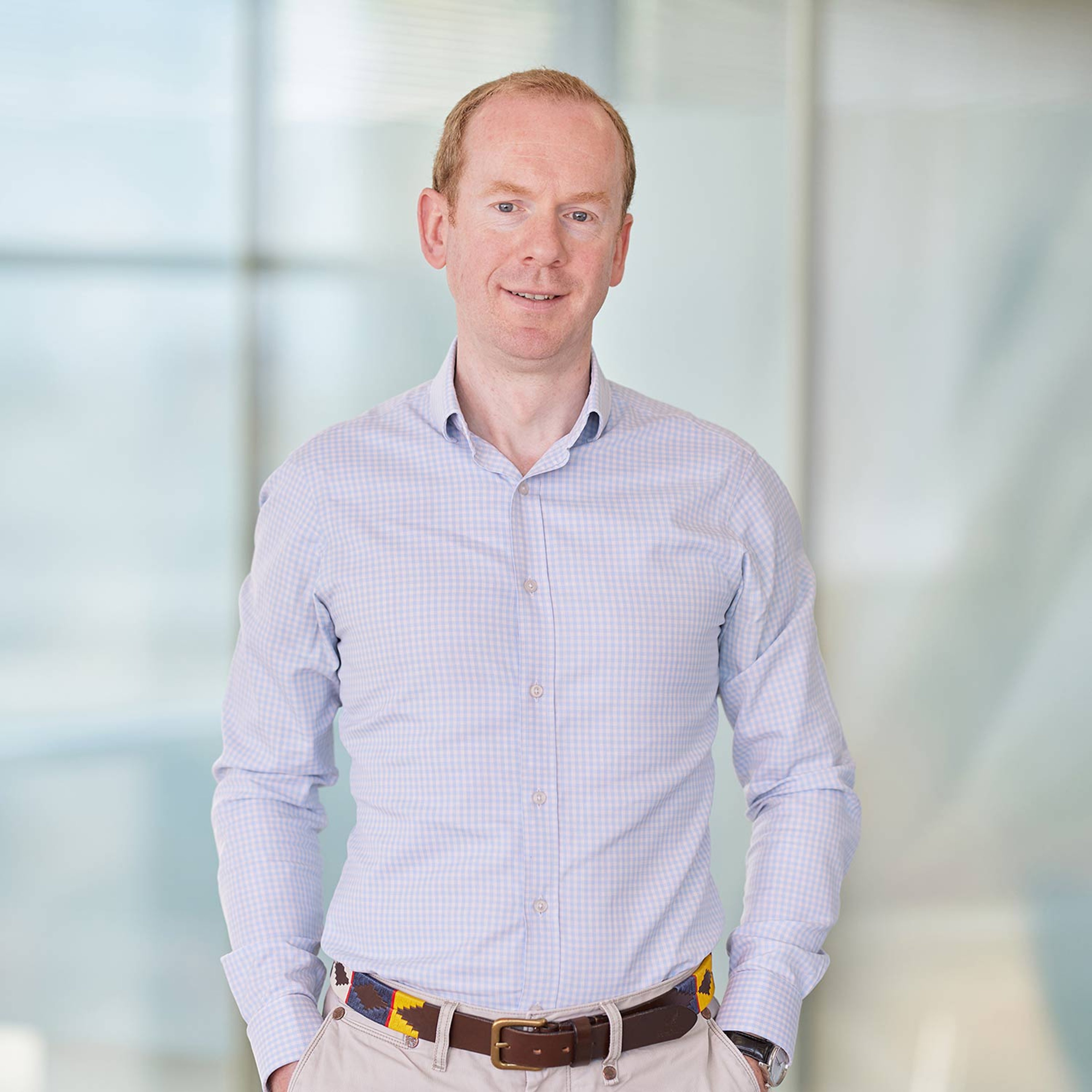 Tim Gooding in the Baillie Gifford office.